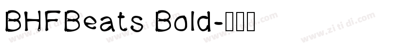 BHFBeats Bold字体转换